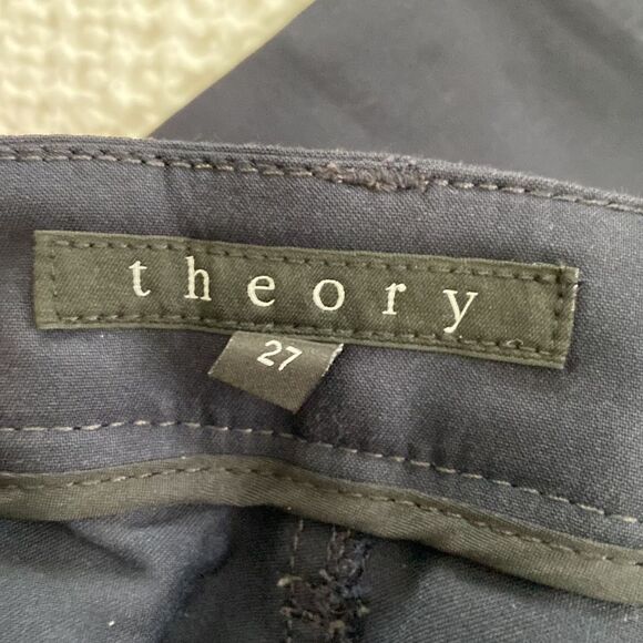 ‎Theory Navy Pants - Size 27 - Picture 4 of 5